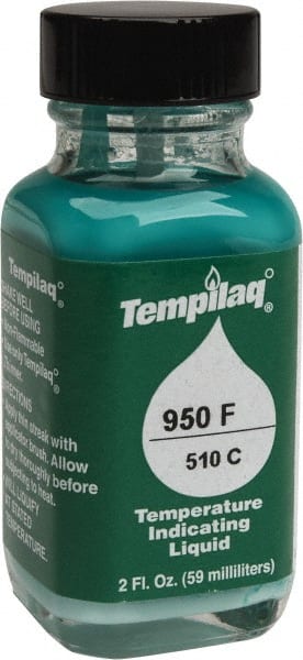 Tempil - 950°F Temp Indicating Liquid - 2 Ounce Container, 510°C - Exact Tooling