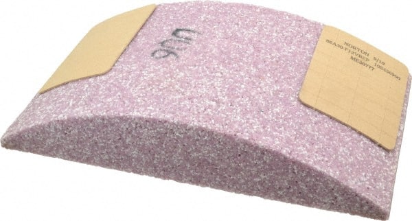 Norton - 11-1/4" Wide x 6" High x 2-1/4" Thick Grinding Segment - Aluminum Oxide, 30 Grit, Hardness F, Blue Print No. ME30777 - Exact Tooling