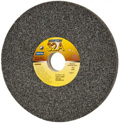 Norton - 8" Diam x 1-1/4" Hole x 3/4" Thick, H Hardness, 46 Grit Surface Grinding Wheel - Aluminum Oxide, Type 1, Coarse Grade, 3,600 Max RPM, Vitrified Bond, No Recess - Exact Tooling