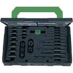 KUKKO - Bolt Extractor Sets Tool Type: Bolt & Screw Extractor Size Range (Inch): 1/4 - 5/8 - Exact Tooling