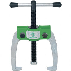 KUKKO - 2 Jaw, 1/4" to 2-3/8" Spread, 1 Ton Capacity, Jaw Puller - 2" Reach, For Bearings, Gears, Discs - Exact Tooling