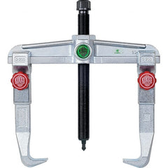 KUKKO - 2 Jaw, 1-1/2" to 9-7/8" Spread, 9 Ton Capacity, Reversible Puller - 7-7/8" Reach, For Bearings, Gears, Discs, Bushings, Seals - Exact Tooling
