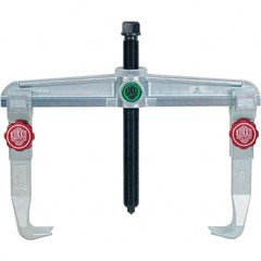 KUKKO - 2 Jaw, 1-1/2" to 13-3/4" Spread, 9 Ton Capacity, Reversible Puller - 7-7/8" Reach, For Bearings, Gears, Discs, Bushings, Seals - Exact Tooling