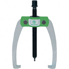 KUKKO - 2 Jaw, 1/2" to 3-7/8" Spread, 3 Ton Capacity, Jaw Puller - 3-7/8" Reach, For Bearings, Gears, Discs - Exact Tooling