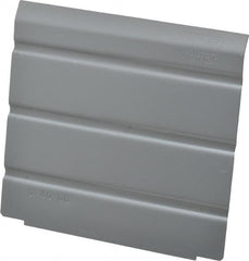 Vidmar - Tool Box Steel Drawer Divider - 4-1/4" Wide x 4-5/8" Deep x 4-1/2" High, Gray, For Vidmar Cabinets - Exact Tooling