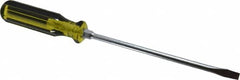 Stanley - Standard Slotted Screwdriver - Round Shank, Acetate Handle - Exact Tooling