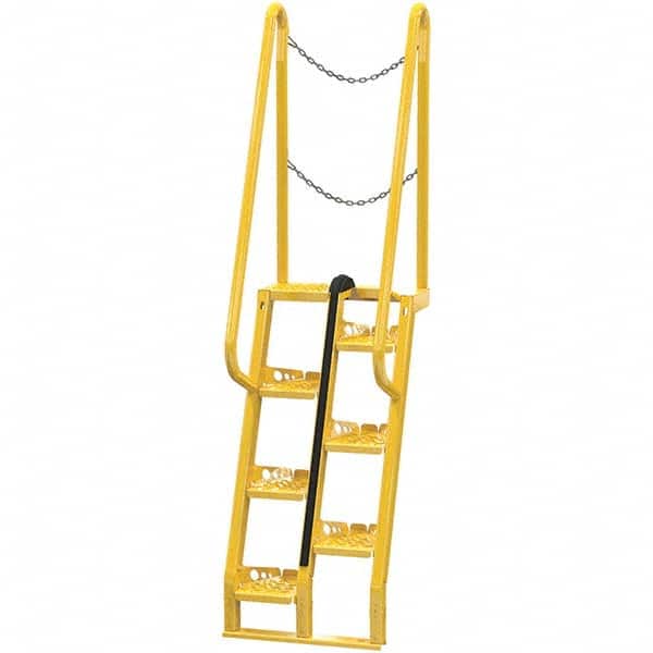 Vestil - 90" High 350 Lb Capacity 7 Step Alternating Tread Stair - Exact Tooling