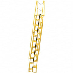 Vestil - 198" High 350 Lb Capacity 21 Step Alternating Tread Stair - Exact Tooling