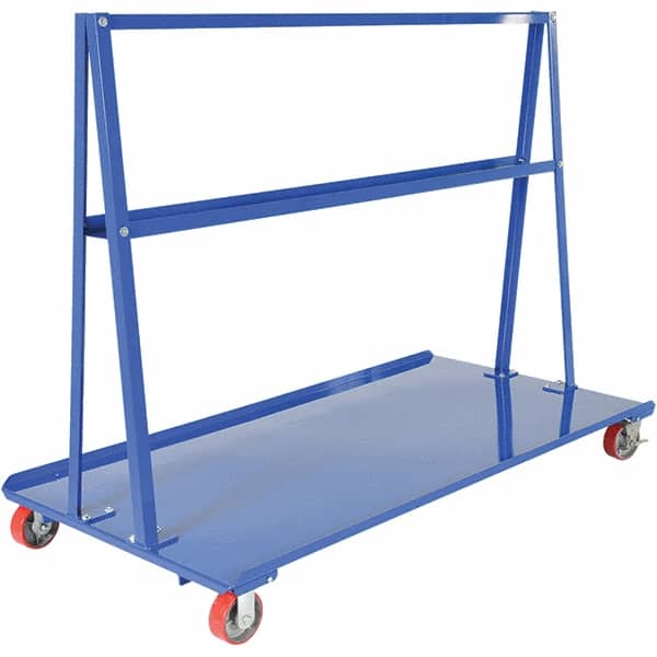 Vestil - 20,000 Lb Capacity Steel A-Frame Truck - Steel Deck, 36" OAW - Exact Tooling
