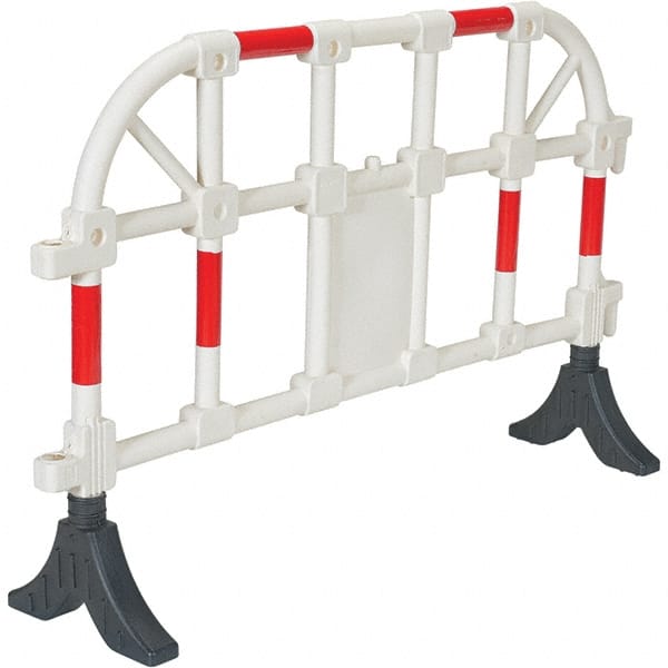 Vestil - Folding Gates & Barricades Type: Hand Railing Sections Height (Inch): 40 - Exact Tooling