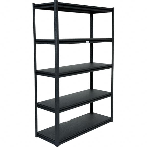 Vestil - 5 Shelf Steel Shelving - 2,000 Lb Capacity, 18" Wide x 72" High x 48" Deep - Exact Tooling