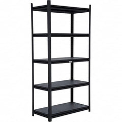 Vestil - 5 Shelf Steel Shelving - 2,000 Lb Capacity, 18" Wide x 72" High x 36" Deep - Exact Tooling