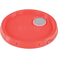 Vestil - Tote & Storage Container Lids For Use With: 3-1/2, 5 & 6 Gallon Pails Width (Decimal Inch): 12.500 - Exact Tooling