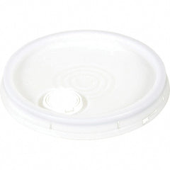 Vestil - Tote & Storage Container Lids For Use With: 3-1/2, 5 & 6 Gallon Pails Width (Decimal Inch): 12.500 - Exact Tooling