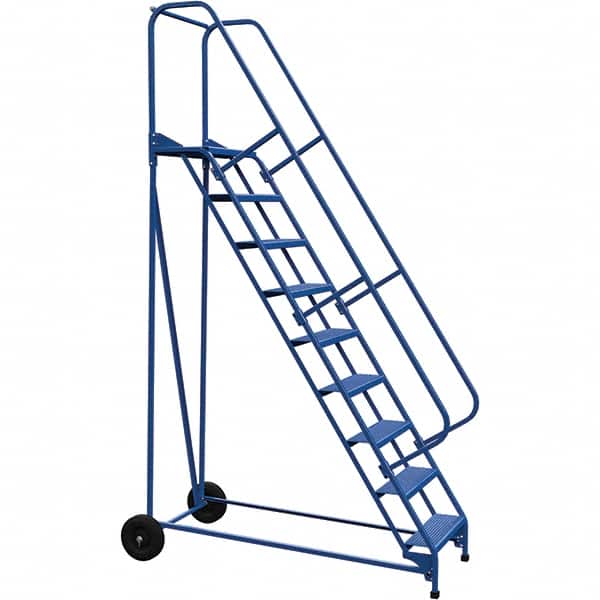 Vestil - 120" High 350 Lb Capacity 9 Step Ladder - Exact Tooling