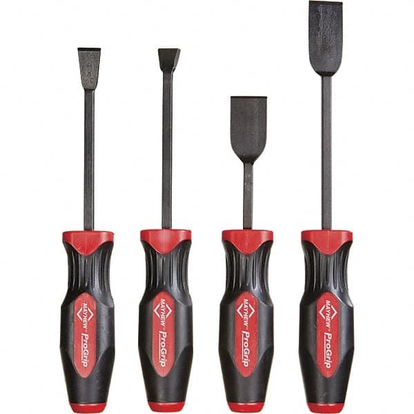 Mayhew - Scrapers & Scraper Sets Blade Style: Straight; Angled Flexibility: Stiff - Exact Tooling