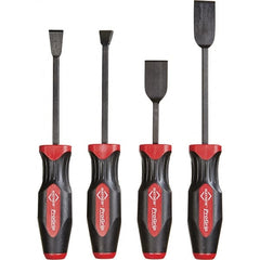 Mayhew - Scrapers & Scraper Sets Blade Style: Straight; Angled Flexibility: Stiff - Exact Tooling