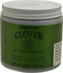 Loctite - 1 Lb Water Soluble Compound - Compound Grade Super Fine, 800 Grit, Black & Gray, Use on General Purpose - Exact Tooling