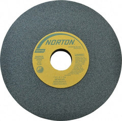 Norton - 7" Diam x 1-1/4" Hole x 1" Thick, I Hardness, 80 Grit Surface Grinding Wheel - Silicon Carbide, Type 1, Medium Grade, 3,600 Max RPM, Vitrified Bond, No Recess - Exact Tooling