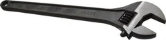 Proto - 1-11/16" Jaw Capacity, 15" Standard Adjustable Wrench - Steel, Black Finish - Exact Tooling