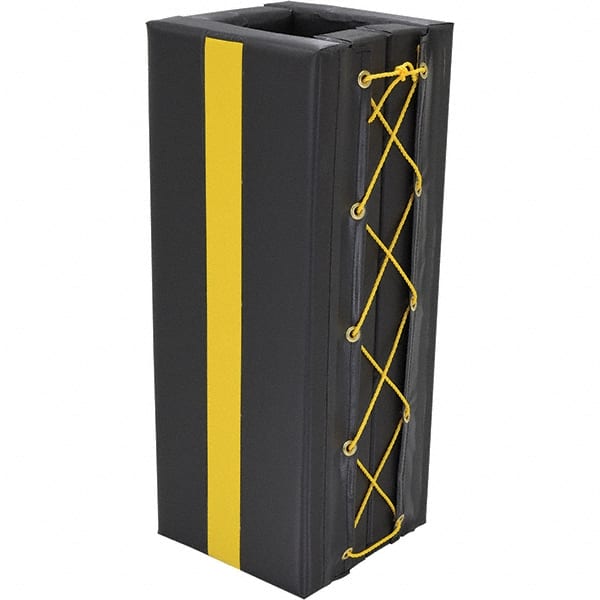 Vestil - 3" High, Column Protector - Fits 8" Columns, Black - Exact Tooling