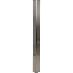 Vestil - 3-1/2" Long, Steel Corner Guard - Silver - Exact Tooling