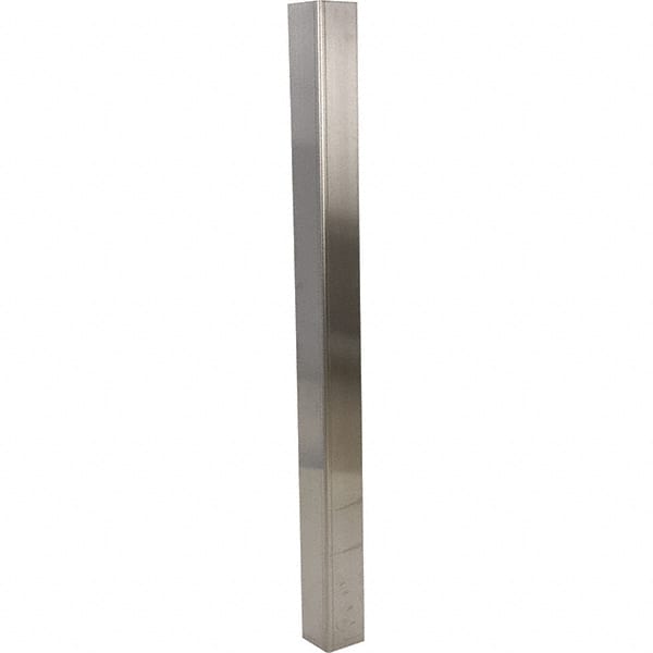 Vestil - 3-1/2" Long, Steel Corner Guard - Silver - Exact Tooling