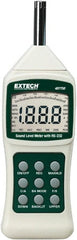 Extech - A and C Frequency Weight, LCD Display Sound Meter - 30 to 130 Decibels - Exact Tooling
