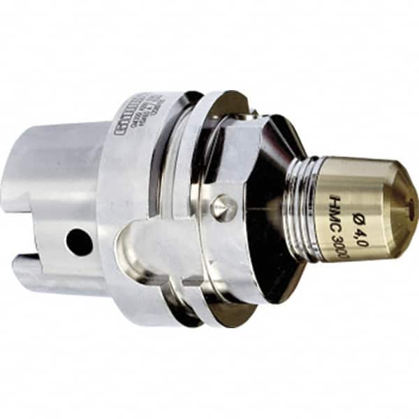 Guhring - HSK63A HMC3000 28mm Shank Diam Taper Shank, 4mm Hole Diam, Hydraulic Tool Holder/Chuck - 74mm Projection, 34mm Clamp Depth, 30,000 RPM - Exact Tooling