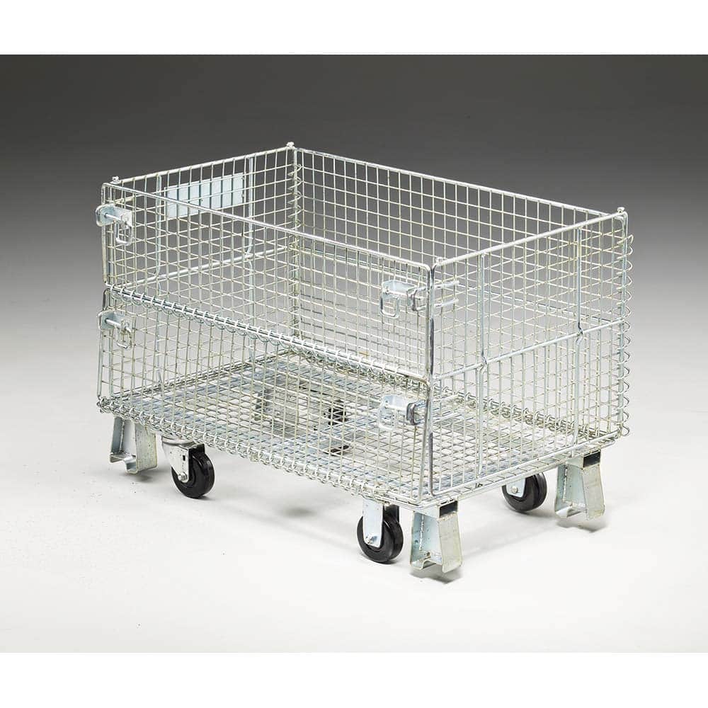 Nashville Wire - Bulk Storage Containers Container Type: Pallet Bulk Container Height (Inch): 16 - Exact Tooling