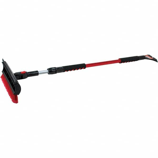Value Collection - Snowbrushes & Scrapers Type: Telescoping Snowbroom & Ice Scraper Material: Aluminum & Polyethyiene - Exact Tooling