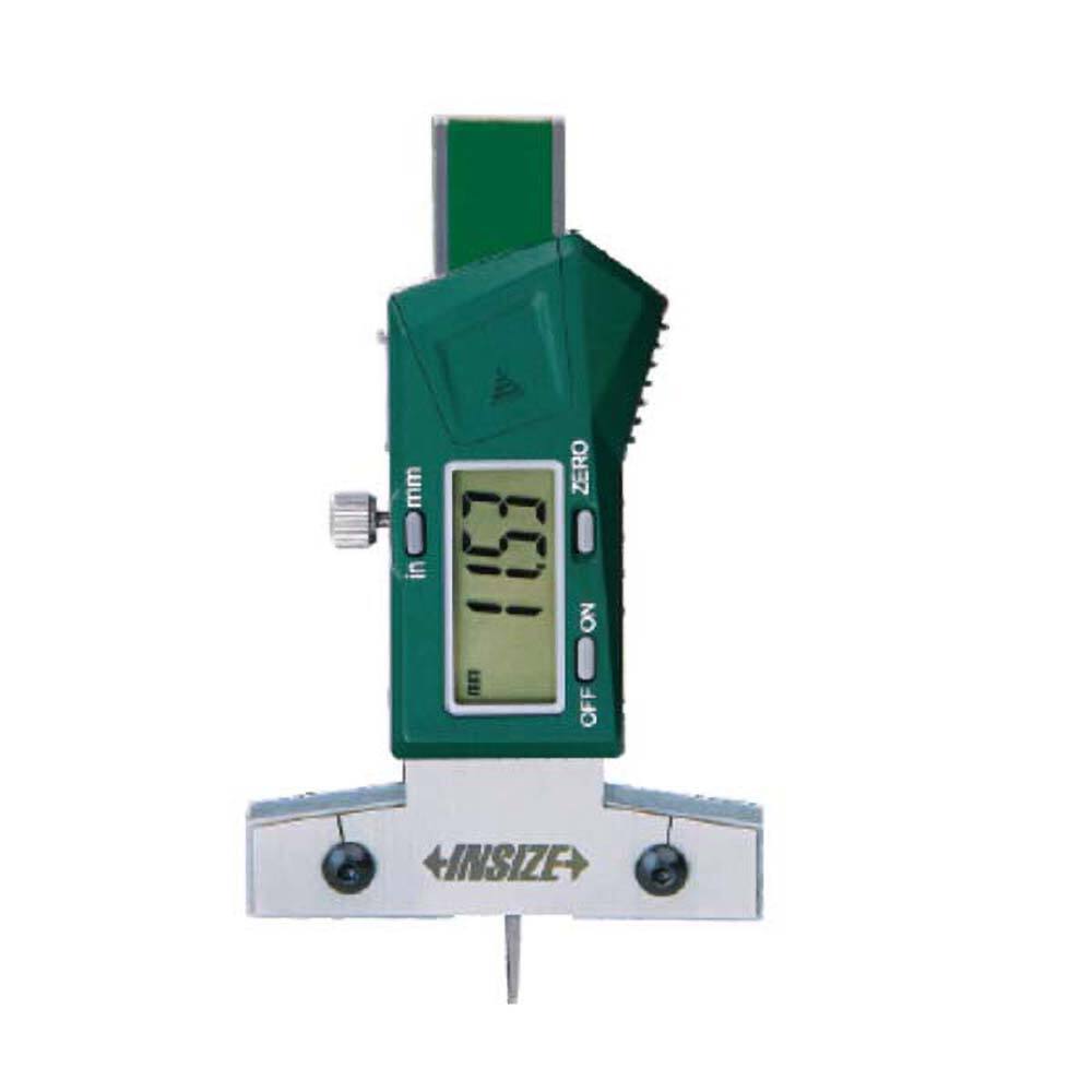Insize USA LLC - Electronic Depth Gages; Minimum Measurement (mm): 0.00 ; Minimum Measurement (Decimal Inch): 0.0000 ; Maximum Measurement (Decimal Inch): 1.0000 ; Maximum Measurement (mm): 25.00 ; Resolution (mm): 0.01 ; Resolution (Decimal Inch): 0.0005 - Exact Tooling
