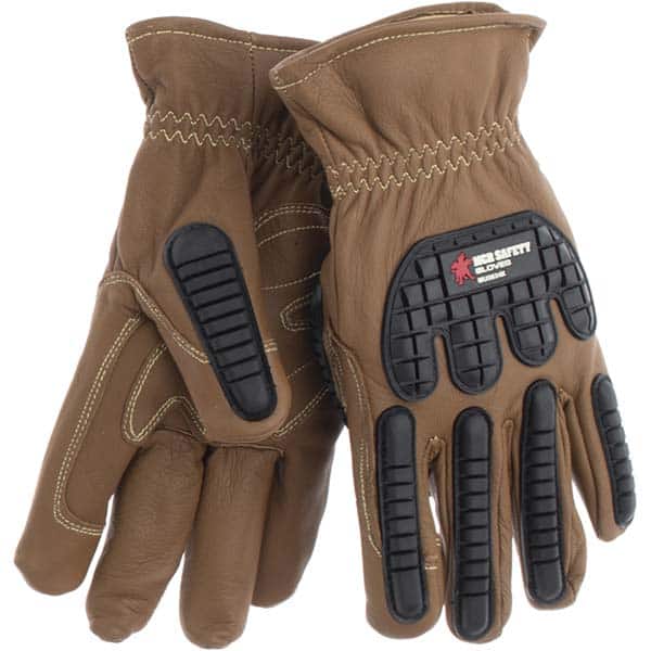 MCR Safety - Arc Flash & Flame Protection Gloves Protection Type: Arc Flash Material Type: Leather or Synthetic Leather - Exact Tooling