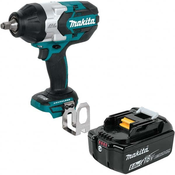 Makita - Cordless Impact Wrenches & Ratchets Voltage: 18.0 Drive Size (Inch): 1/2 - Exact Tooling