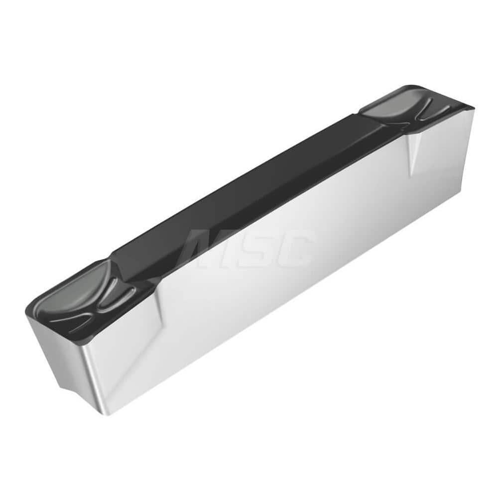 Grooving Insert: GX34GD6 WSM33S, Solid Carbide Al Finish, Neutral, 0.157″ Cutting Width, Series Tiger-tec Silver