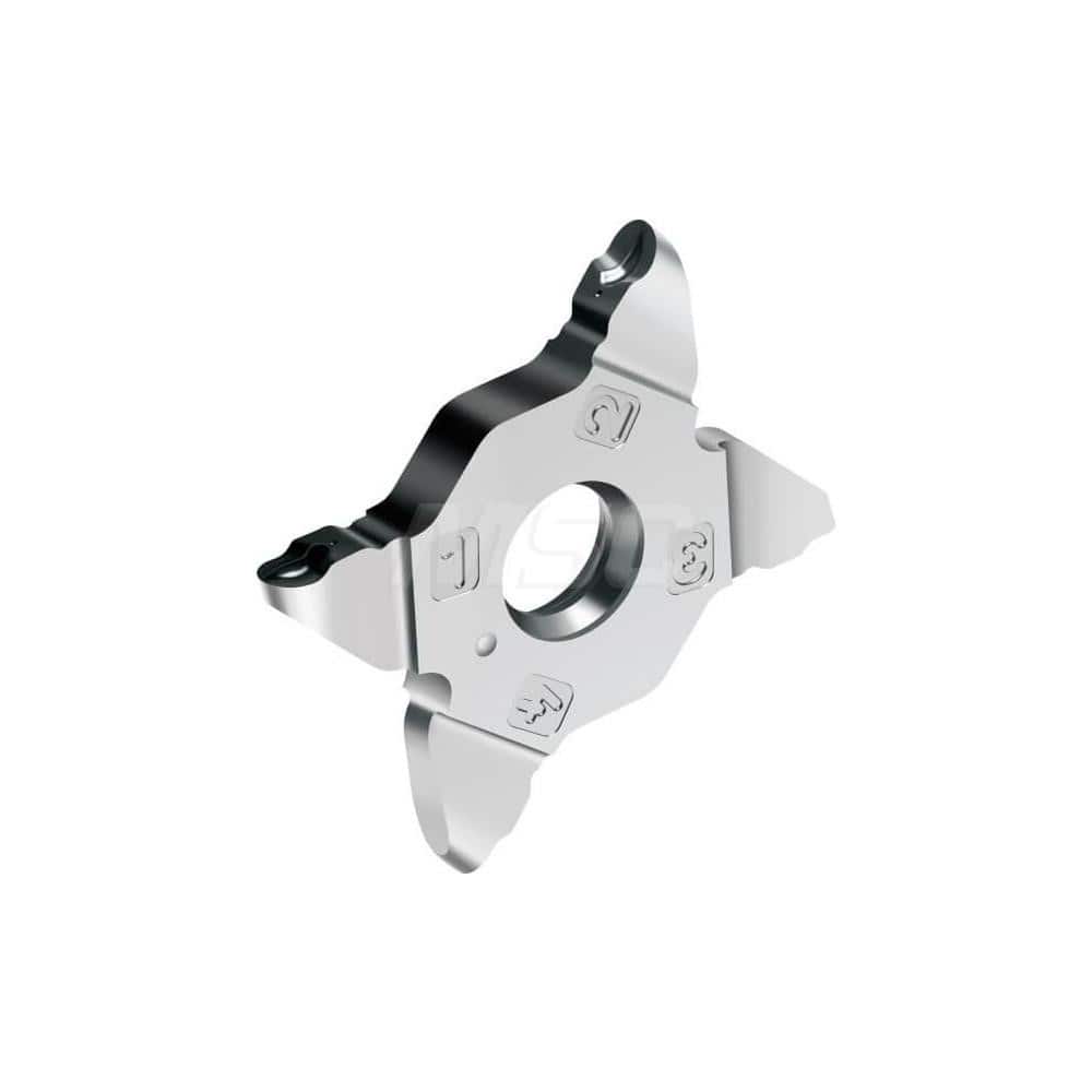 Grooving Insert: MX22RF5 WSM13S, Solid Carbide Al Finish, Neutral, 0.079″ Cutting Width, Series MX-RF5