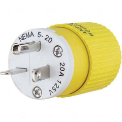 Bryant Electric - Straight Blade Plugs & Connectors Connector Type: Plug Grade: Industrial - Exact Tooling