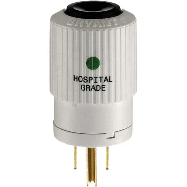 Bryant Electric - Straight Blade Plugs & Connectors Connector Type: Plug Grade: Hospital - Exact Tooling