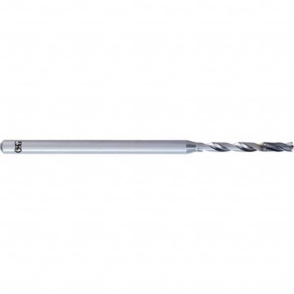 OSG - Micro Drill Bits Drill Bit Size (Decimal Inch): 0.0433 Drill Bit Size (mm): 1.1 - Exact Tooling