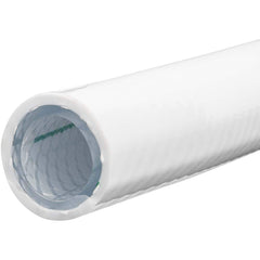 USA Sealing - Plastic, Rubber & Synthetic Tube; Inside Diameter (mm): 8.0000 ; Outside Diameter (mm): 13.5000 ; Wall Thickness (mm): 2.75 ; Material: PVC ; Maximum Working Pressure (psi): 160 ; Color: White - Exact Tooling