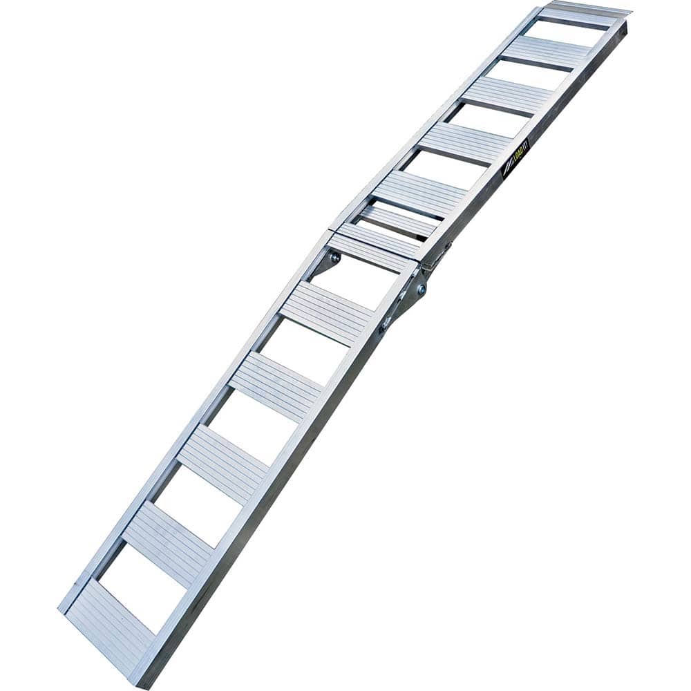 Erickson Manufacturing - Truck Ramps; Type: Foldable Ramp ; For Use With: All Vehicles ; Length (Inch): 85 ; Width (Inch): 12 ; Load Capacity (Lb.): 700.000 (Pounds); Material: Aluminum - Exact Tooling