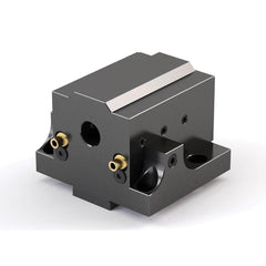 Global CNC Industries - Turret & VDI Tool Holders; Type: Mazak ID Block ; Clamping System: 94mm X 60mm ; Tool Axis: ID ; Through Coolant: No ; Additional Information: 4 Mounting Holes - Exact Tooling
