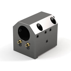 Global CNC Industries - Turret & VDI Tool Holders; Type: Doosan ID Block ; Clamping System: 73mm X 70mm ; Tool Axis: ID ; Through Coolant: No ; Additional Information: 4 Mounting Holes - Exact Tooling