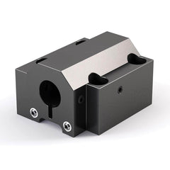 Global CNC Industries - Turret & VDI Tool Holders; Type: Mazak ID Block ; Clamping System: 94mm X 84mm ; Tool Axis: ID ; Through Coolant: No ; Additional Information: 4 Mounting Holes - Exact Tooling