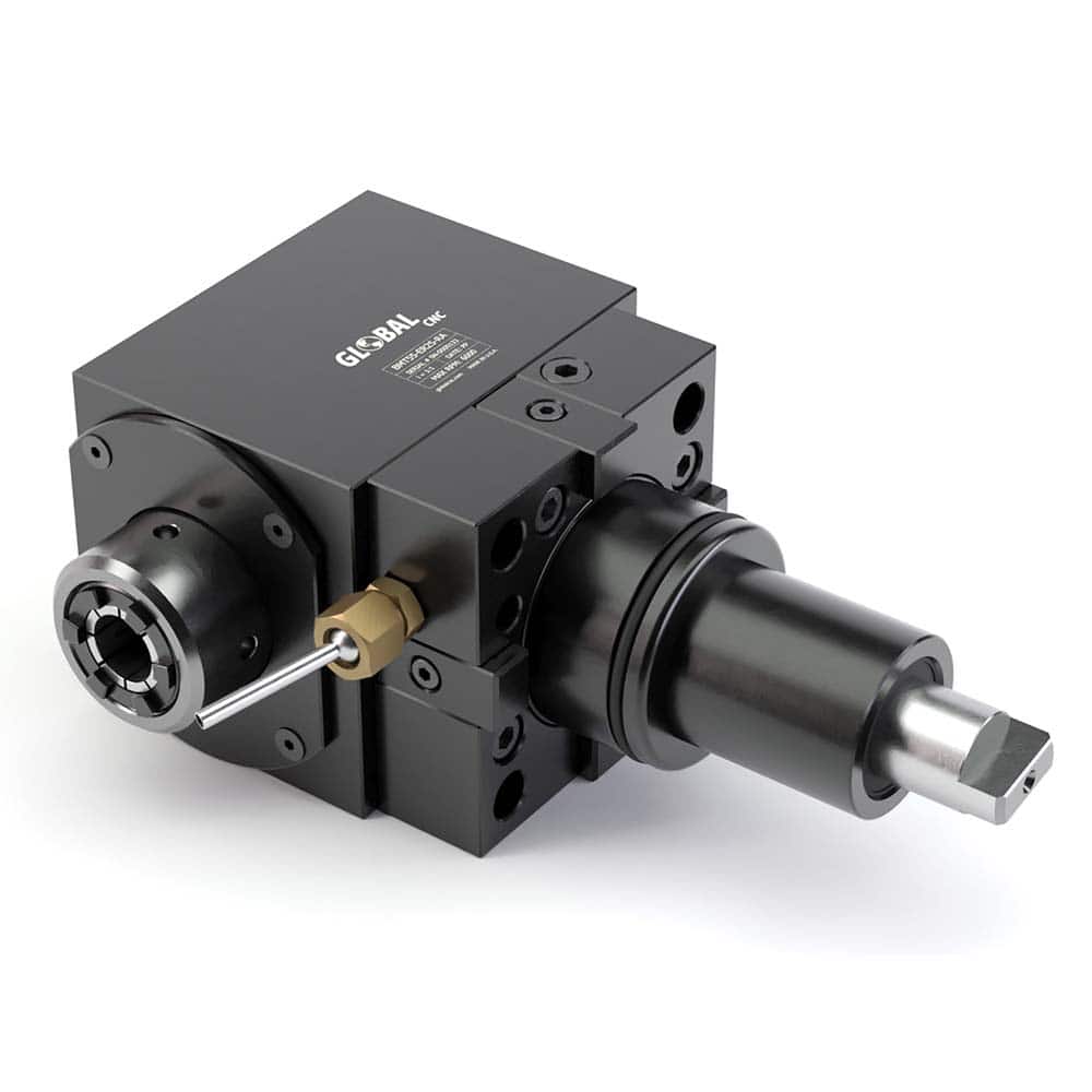 Global CNC Industries - Turret & VDI Tool Holders; Type: BMT Live Tooling ; Clamping System: ER25 ; Tool Axis: Radial ; Through Coolant: Yes - Exact Tooling