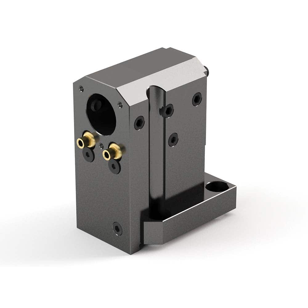 Global CNC Industries - Turret & VDI Tool Holders; Type: Doosan ID Block ; Clamping System: 64mm X 64mm ; Tool Axis: ID ; Through Coolant: No ; Additional Information: 4 Mounting Holes - Exact Tooling