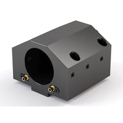 Global CNC Industries - Turret & VDI Tool Holders; Type: Mazak ID Block ; Clamping System: 118mm X 88mm ; Tool Axis: ID ; Through Coolant: No ; Additional Information: 4 Mounting Holes - Exact Tooling