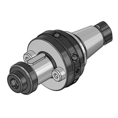WTO - Modular Tool Holding System Adapters; Modular System Size: 3/4 ; Taper Size: ER20QF ; Projection (mm): 34 ; Through Coolant: Yes - Exact Tooling