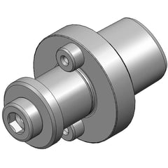 WTO - Modular Tool Holding System Adapters; Modular System Size: 1-1/4 ; Taper Size: C6 ; Projection (mm): 21 ; Through Coolant: Yes - Exact Tooling