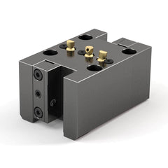 Global CNC Industries - Turret & VDI Tool Holders; Type: Doosan Double OD Turning Block ; Clamping System: 73mm X 70mm ; Tool Axis: OD ; Through Coolant: No ; Outside Diameter (Decimal Inch): 1.0000 ; Additional Information: 4 Mounting Holes - Exact Tooling